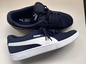 Zapatillas deportivas Puma Soft Foam Optimal Comfort para hombre azul marino + lona blanca talla 11 nuevas sin etiquetas - Imagen 1 de 8