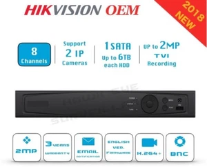 OEM HIKVISION DS-7208HQHI-F1/N(HES314-8) 8 CH HD-TVI DVR 1080P TVI/AHD/ANALOGICO/IP - Foto 1 di 2