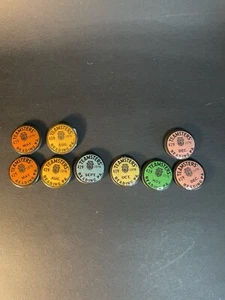 Lot of  9 Teamsters Union Pinback Pins Reading, PA 1976 - Picture 1 of 11