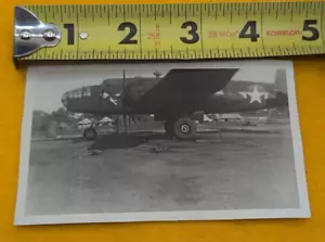 WW2/II US Army Air Corps nose art photo on bomber more overall picture of plane. - Picture 1 of 3