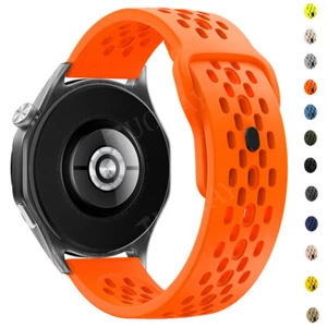 For Amazfit GTS 4 Mini 3 2e GTR 3 Pro 42mm/47mm Sport Silicone Watch Band Strap - Picture 1 of 48