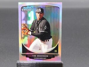 Tim Anderson 2013 Topps Bowman Chrome Refractor Rookie RC Card Chicago White Sox