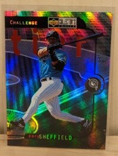 1997 Gary Sheffield Collectors Choice New Frontier SP HOLOFOIL Insert RARE!