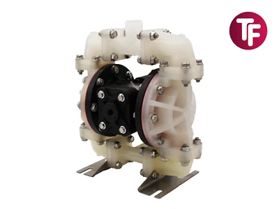 Compatible Sandpiper 1/2" and 1" Ports Enviroflex Air Diaphragm Pump Poly / Sant - Image 1 of 4