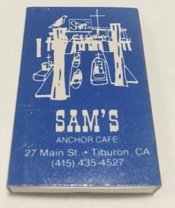 Matchbook Sam's Anchor Cafe Tiburon CA Sam's Beachside Grill Lahaina Maui - Picture 1 of 6