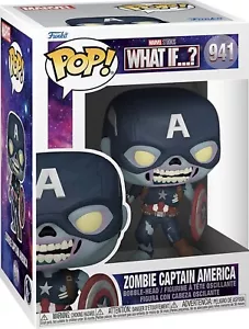¡FUNKO POP! ¿Qué pasaría si? ZOMBIE CAPITÁN AMÉRICA #941 NUEVO MARVEL STUDIOS - Imagen 1 de 1