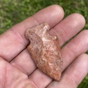 MLC 307 Red Archaic Sidenotch Arrowhead Ga - Florida Deep South Artifact - Bild 1 von 6
