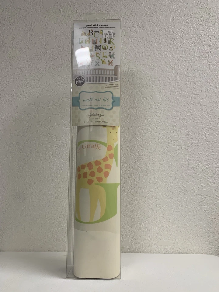 Kit de arte de pared alfabeto animales nuevo en paquete Foto 1 de 4