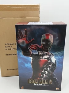 Figura de acción Hot Toys MMS145 Iron Man 2 Mark V nuevo sello de plástico suelto - Imagen 1 de 16
