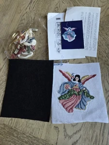 Stitchin Stuff Joan Thomasson 1991 Christmas Angel Ornament Needlepoint Kit  - Picture 1 of 12