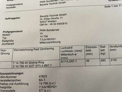 Alufelgen Mit Winterreifen - Bild 1 von 4