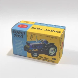 Corgi Toys 67 Ford 5000 Super Major Tractor Repro Box - Picture 1 of 4