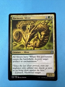 Harmonic Sliver - Regular #254 Time Spiral Remastered Magic the Gathering MTG NM - Foto 1 di 2
