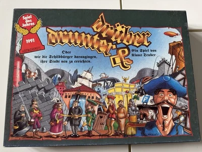 Drunter & Drüber Brettspiel Familie Taktik Spiel des Jahres 1991 2-4, ab 9 J. - Bild 1 von 4