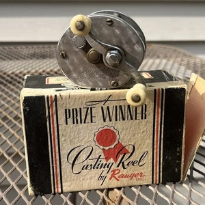 Vintage Prize Winner Casting Reel by Ranger Gold Medal 77 Angelrolle USA Made - Bild 1 von 11