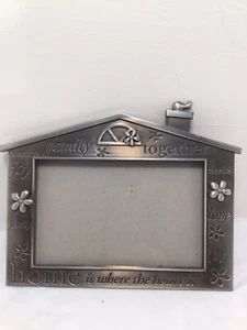 Home Decor “Family Together”  Metal Pewter 5.5” X 3.5”  - Picture 1 of 8