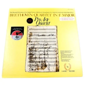 Beethoven, Pro Arte Quartet In F Major Vinyl, LP Stereo, Laurel Record LR 116 - Picture 1 of 6