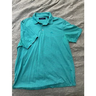 Polo de golf Tommy Bahama Performance XL (turquesa) para hombre Foto 1 de 4