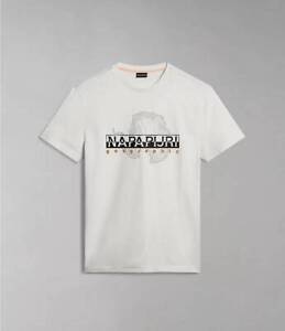 Napapijri S-iceberg - T-shirt A Manica Corta Bianco - Taglia L Abbigliamento