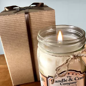 16oz Mason Jar Candle, Fall Candles Winter Candles Spring Candles Summer Candles - Picture 1 of 4