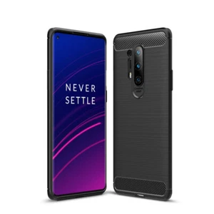 Coque hybride antichoc résistante pour OnePlus 6 5 5T 7 Pro en fibre de carbone - Photo 1 sur 11