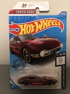 HOT WHEELS TOYOTA 2000 GT #184 OLYMPIC GAMES TOKYO 2020 Karate 8/10 - Picture 1 of 3