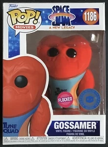 FUNKO POP Space Jam n°1186 Gossamer Flocked Pop in a box exclu. Très bon état - Picture 1 of 6