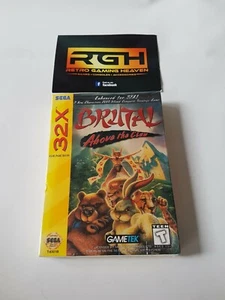 BRUTAL ABOVE THE CLAW SEGA GENESIS USA 32X / MEGA DRIVE GAME BRAND NEW SEALED - Picture 1 of 6