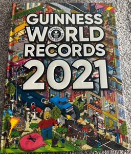 GUINESS BOOK OF WORLD RECORDS 2021 HARDCOVER EDITION BOOK - Picture 1 of 2