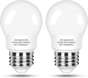LED Refrigerator Light Bulb 40 Watt Equivalent, 120V Fridge Appliance Light Bulb - Picture 1 of 6