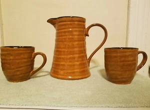 New Heritage Mint Civilizations Bronze 48 Oz Pitcher & 2 Mugs Cups 14 Oz - Picture 1 of 7