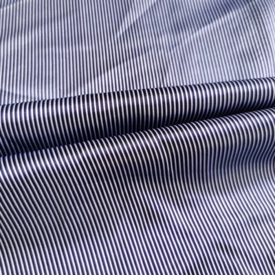 1 yard X 1.48 meter Thin Striped Satin Material Fabric For Scarf Lining - Image 1 of 4