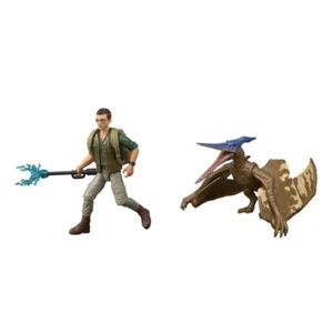 Figura Jurassic World Rebirth Dr. Henry Lookis vs. Pteranodon (PEDIDO ANTICIPADO) - Imagen 1 de 1