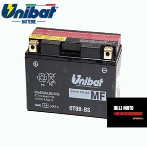 BATTERIA MOTO UNIBAT CT9B-BS YT9B-BS 12V 8AH YAMAHA MT-03 660 2006/2010 - Imagen 1 de 2