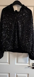 Lentejuelas de fiesta DkNY material festivo - disfraz 2 piezas talla XL usado  - Imagen 1 de 10