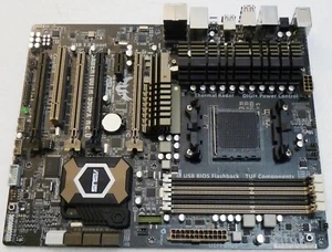 ASUS SABERTOOTH 990FX R2.0 AM3+ AMD SB950 SATA 6Gb/s USB 3.0 ATX Motherboard OEM - Afbeelding 1 van 3