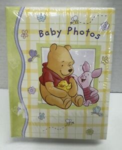 Disney's Winnie The Pooh Baby Photo Album Holds 100 4x6 Photos New