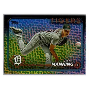 Carta Baseball | #277 Matt Manning Easter Holiday Base Foil - 2024 Topps Serie 1 - Foto 1 di 2