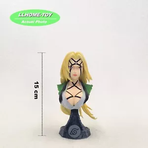 Anime ninja Shippuden Five Generations Tsunade Bust PVC Figure Statue Toy Gift - Picture 1 of 7