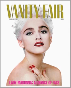VANITY FAIR Magazine - December 1986 • Rare, 16x20" POSTER • Featuring MADONNA - Picture 1 of 11