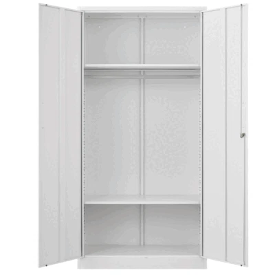 Armarios de metal con cerradura, armarios de almacenamiento de armarios de ropa para la habitación del hogar Foto 1 de 4