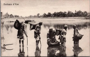 Postal antigua de Egipto Porteurs d'Eau Nile B207 - Imagen 1 de 2
