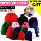 10x Small Velvet Cloth Drawstring Bags Gift Bag Jewelry Ring Pouch Earring Favor