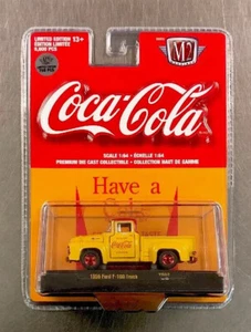 M2 MACHINES CHASE ( 1 OF 750 ) 1956 FORD F-100 TRUCK COCA-COLA RR FREE SHIP - Picture 1 of 5