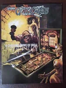 Volante de pinball Catacumbe 1981/folleto/estrella publicitaria - Imagen 1 de 2