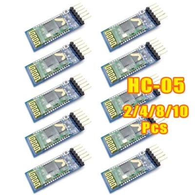 2-10x HC-05 Wireless Bluetooth RF Transceiver Module anti-reverse For Arduino - Image 1 of 4