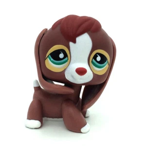 Littlest Pet Shop #849 Red Brown Beagle Dog / Chien Animal Green Eyes LPS - Bild 1 von 4