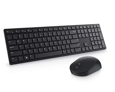 Dell Pro KM5221W Kabellos Tastatur und Maus QWERTZ Deutsch Schwarz - Bild 1 von 2