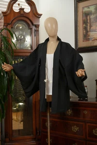 DEAR VANILLA JAPANESE KIMONO HAORI JACKET FOR WOMEN AUTHENTIC JAPAN MADE VINTAGE - Picture 1 of 10