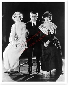 Actress Lillian & Dorothy Gish And Actor Richard Barthelmess Silver Halide Photo - Foto 1 di 1